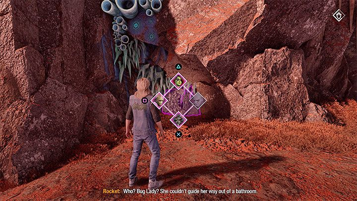 you can look for the outfit after winning the fight with the big orange Ogrode monsters - Guardians of the Galaxy: Chapter 10 - All secrets/collectibles, list - Secrets and Finds - Guardians of the Galaxy Guide