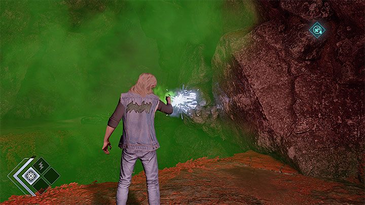 Wait until Rocket unlocks a narrow passage visible in picture 1 - squeeze through it - Guardians of the Galaxy: Chapter 10 - All secrets/collectibles, list - Secrets and Finds - Guardians of the Galaxy Guide