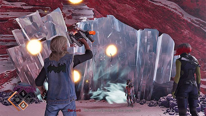 You'll find this outfit shortly after unlocking the plasma element, allowing you to shoot fire - Guardians of the Galaxy: Chapter 13 - all secrets/collectibles, list - Secrets and Finds - Guardians of the Galaxy Guide