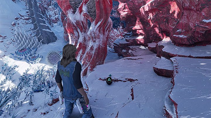 Once again, you must examine the beginning of the spores area - Guardians of the Galaxy: Chapter 13 - all secrets/collectibles, list - Secrets and Finds - Guardians of the Galaxy Guide