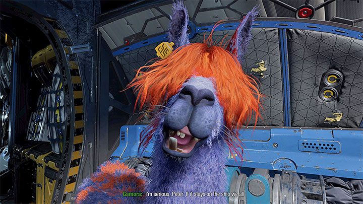 Additional information - Even if you did not hide the llama by choosing option 2, it will not be taken away from you - Guardians of the Galaxy: Important choices - Chapter 2 - Important choices - Guardians of the Galaxy Guide