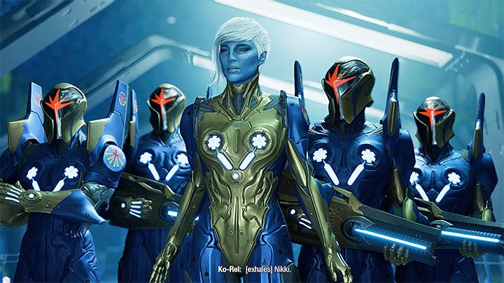 The second important choice appears just after traveling together with Nikki (the sequence after falling to a lower level) - Guardians of the Galaxy: Important choices - Chapter 2 - Important choices - Guardians of the Galaxy Guide