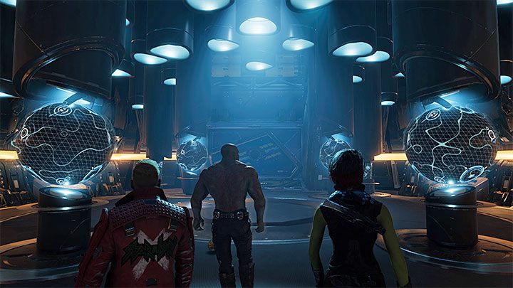 The only important choice in the fifth chapter of the campaign appears when you get to room with globes - Guardians of the Galaxy: Important choices - Chapter 5 - Important choices - Guardians of the Galaxy Guide