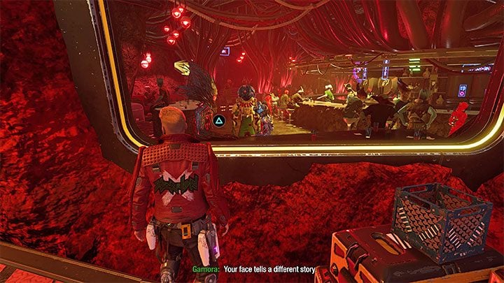 The first scene in Chapter 6 is not exactly a choice, but rather an attempt to perfectly play out the meeting in the hope of receiving a reward for it - Guardians of the Galaxy: Important choices - Chapter 6 - Important choices - Guardians of the Galaxy Guide