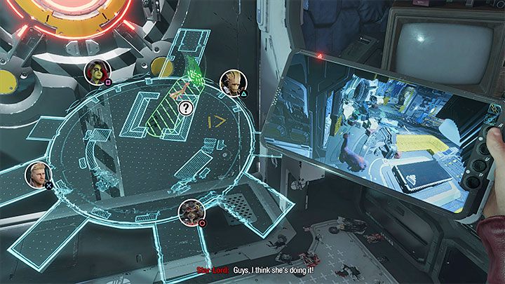 If during chapter 2 you chose to hide Rocket's equipment, you'll have a harder time getting out - Guardians of the Galaxy: Important choices - Chapter 10 - Important choices - Guardians of the Galaxy Guide