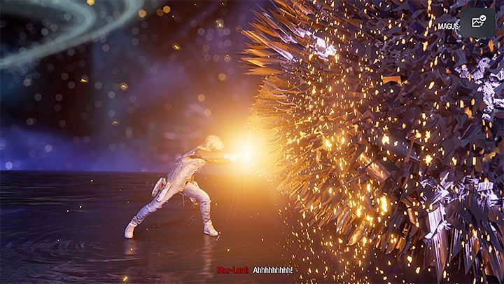 If you choose correctly in all 3 situations, a cut-scene with the QTE sequence will play - Guardians of the Galaxy: Important choices - Chapter 16 - Important choices - Guardians of the Galaxy Guide