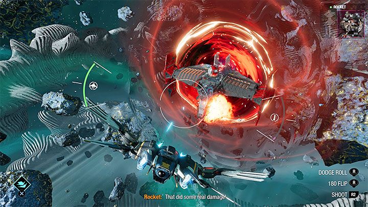 You can destroy the targets marked by the game in any order, while you have to be aware that the boss, after each of your successful actions, teleports to another location and leaves behind a minefield - Guardians of the Galaxy: Captain Glory - how to defeat? - Bosses - Guardians of the Galaxy Guide