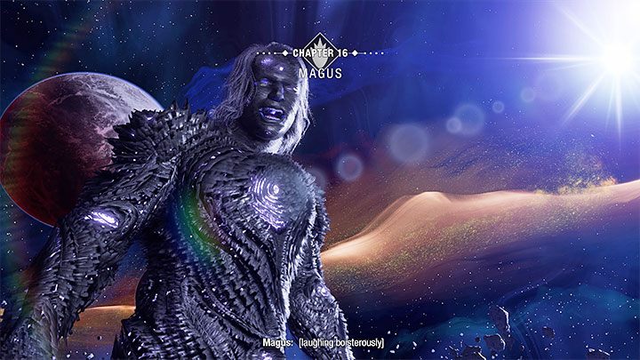 The Magus is the final boss in the game, and you will face him immediately after being promoted to Chapter 16 - Guardians of the Galaxy: Magus - how to defeat? - Bosses - Guardians of the Galaxy Guide