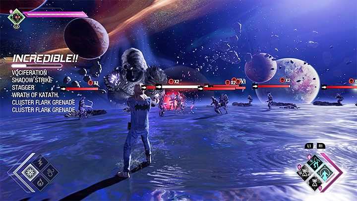 Just like in the previous phase, you have to reach shelter before the planet hits the arena and then defeat a group of weak opponents - Guardians of the Galaxy: Magus - how to defeat? - Bosses - Guardians of the Galaxy Guide