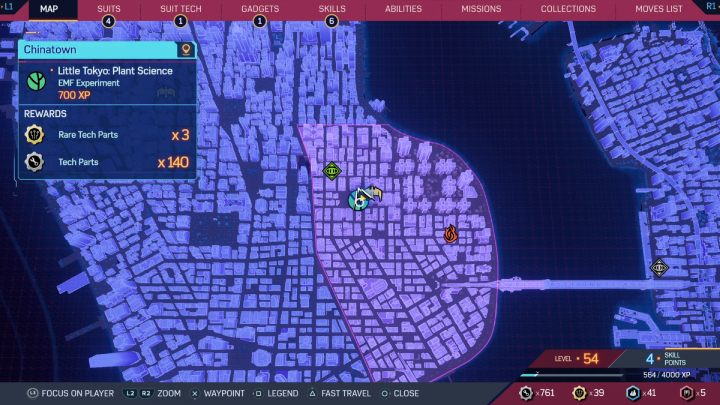 4 - Spider-Man 2: All EMF Experiments - plants puzzles - Secrets and Collectibles - Spider Man 2 Guide