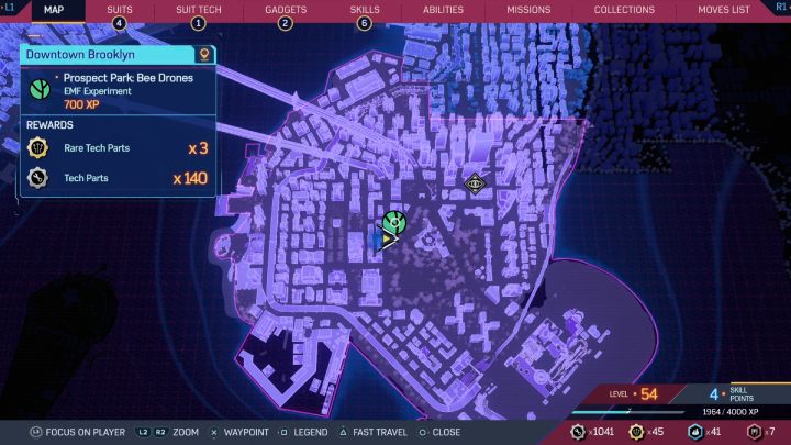 6 - Spider-Man 2: All EMF Experiments - plants puzzles - Secrets and Collectibles - Spider Man 2 Guide