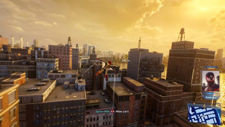 During the flight, you can press X to use the web to push forward, which will speed up your movement even more - Spider-Man 2: Tips and tricks - Basics - Spider Man 2 Guide