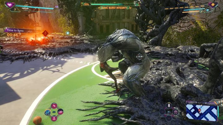 This nest will be guarded by a group of symbiotes, with one exceptionally large opponent - Spider-Man 2: All Symbiote Nests - locations - Secrets and Collectibles - Spider Man 2 Guide