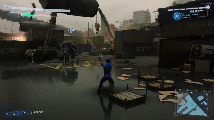 You will begin the battle with Rhino - Marvels Spider-Man: Scorpion and Rhino - boss, how to beat? - Bosses - Spider-Man Game Guide