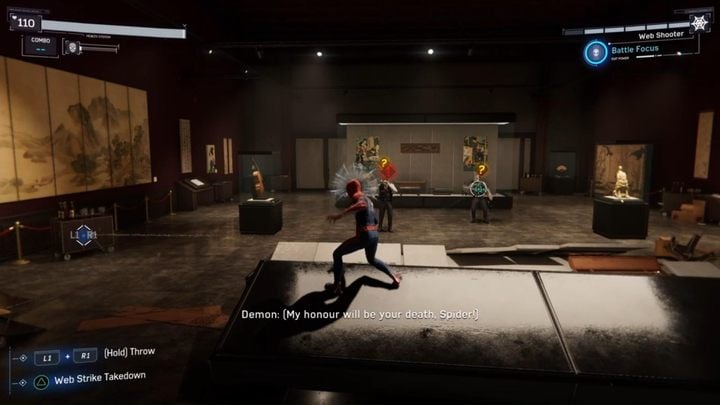 MJ shares her story and you will return to your hero again - Marvels Spider-Man: Dont Touch The Art - walkthrough - Main missions - Spider-Man Game Guide
