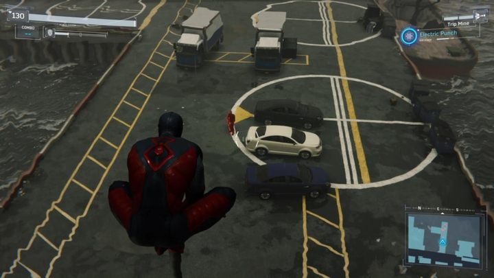 Repeat the procedure at the third device - head for the roof and kick butts - Marvels Spider-Man: The Network is Down - walkthrough - Side Missions - Spider-Man Game Guide
