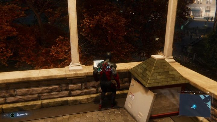 Head for the suspicious location marked by the woman - Marvels Spider-Man: Storming the Castle - walkthrough - Side Missions - Spider-Man Game Guide