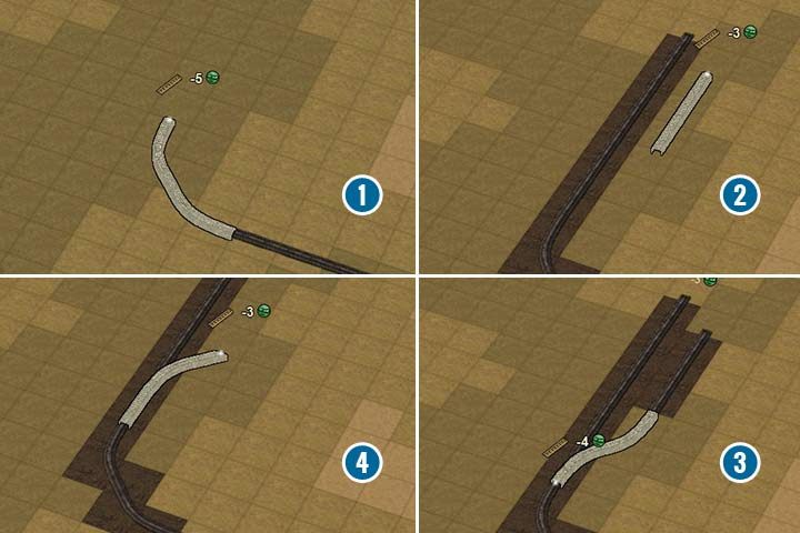 Its similar with connecting two parallel lines - How to construct railroads? | Building and management - Building and management - Mashinky Game Guide