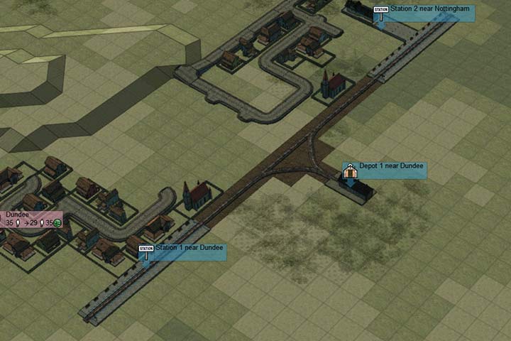 Early in the game it is the simplest and most frequently used connection - Simple connections and stations | Building and management - Building and management - Mashinky Game Guide