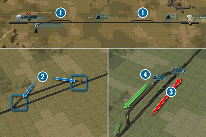 It is quite expensive to create a second line for a long route - Simple connections and stations | Building and management - Building and management - Mashinky Game Guide