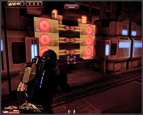 Get ready, because as soon as you get closer to the room with the controls to the first fan youll notice that a large group of enemy units has appeared directly in front of you - Mass Effect 2: Dossier: The Professor - walkthrough - Main quests - Mass Effect 2 Guide & Walkthrough