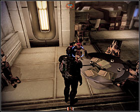 Start off by using the stairs and then proceed towards a narrow passageway (first screenshot) - Mass Effect 2: Dossier: Archangel - walkthrough - Main quests - Mass Effect 2 Guide & Walkthrough