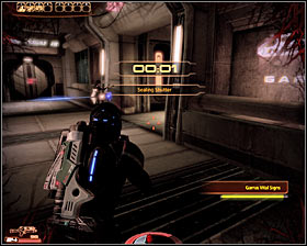 Order your team member(s) to take cover somewhere nearby and proceed forward to find the first shutter switch - Mass Effect 2: Dossier: Archangel - walkthrough - Main quests - Mass Effect 2 Guide & Walkthrough