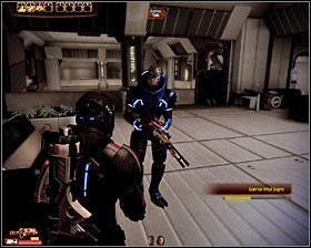 Proceed directly to Garrus, because youll probably have to assist him in defeating Garm - Mass Effect 2: Dossier: Archangel - walkthrough - Main quests - Mass Effect 2 Guide & Walkthrough