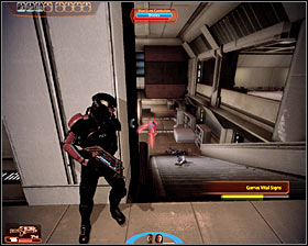 Jentha will play a mini-boss during this battle and you shouldnt be surprised to hear that killing her wont be easy - youll have to destroy her defences before finish her off for good - Mass Effect 2: Dossier: Archangel - walkthrough - Main quests - Mass Effect 2 Guide & Walkthrough