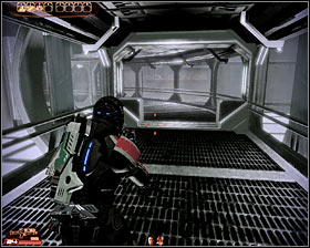You must now return to the side corridor mentioned above (the one youve ignored while trying to reach the outprocessing area) - Mass Effect 2: Dossier: The Convict - walkthrough - Main quests - Mass Effect 2 Guide & Walkthrough