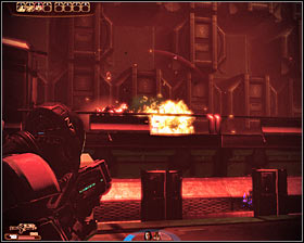 Be careful, because one of the guards will be hiding just around the corner - Mass Effect 2: Dossier: The Convict - walkthrough - Main quests - Mass Effect 2 Guide & Walkthrough