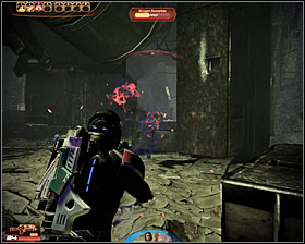 Be careful, because you are soon going to be attacked by a small group of enemy soldiers - Mass Effect 2: Dossier: The Warlord - walkthrough - Main quests - Mass Effect 2 Guide & Walkthrough