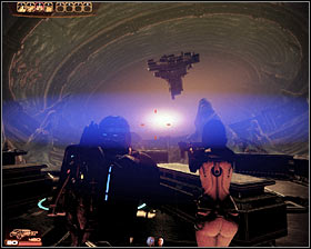 Eventually you should be able to get to a large round platform with a command console (first screenshot) - Mass Effect 2: Collector Ship - walkthrough - Main quests - Mass Effect 2 Guide & Walkthrough