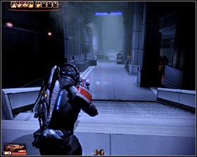 Notice that you may now proceed towards a crime scene which is going to be a small alleyway located to the right of the police station (first screenshot) - Mass Effect 2: Dossier: The Justicar - walkthrough - Main quests - Mass Effect 2 Guide & Walkthrough