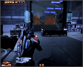 As soon as youve settled in and disposed of the most immediate threats you can start attacking Wasea in order to destroy her shields and armor - Mass Effect 2: Dossier: The Justicar - walkthrough - Main quests - Mass Effect 2 Guide & Walkthrough