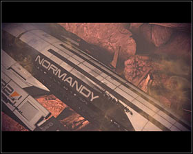 The final cut-scene will show Normandy crashing into the base - Mass Effect 2: Stop the Collectors - Finale Part 1 - walkthrough - Main quests - Mass Effect 2 Guide & Walkthrough