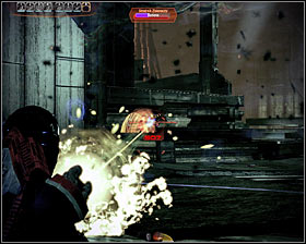 Youll have to be extremely careful here, because your enemies (including new Harbinger forms) will have a clear view, making it easier for them to attack your team - Mass Effect 2: Collector Base: Long Walk - walkthrough - Main quests - Mass Effect 2 Guide & Walkthrough