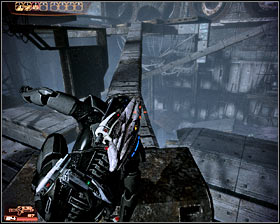 As soon as youve reached a new platform look around to find a second container with 500 units of iridium - Mass Effect 2: MSV Estevanico - N7 walkthrough - N7 quests - Mass Effect 2 Guide & Walkthrough