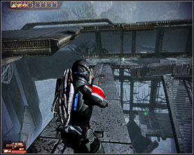 Youll have to climb again after you make your way to the other side - Mass Effect 2: MSV Estevanico - N7 walkthrough - N7 quests - Mass Effect 2 Guide & Walkthrough