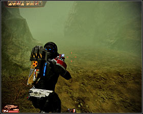 Keep heading forward until you get to the third beacon (first screenshot) - Mass Effect 2: Blood Pack Communications Relay - N7 walkthrough - N7 quests - Mass Effect 2 Guide & Walkthrough