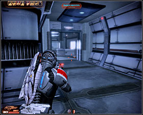 Youll soon get to a junction and you can ignore a room located to your right, because aside from having to kill two soldiers you would only find several bodies - Mass Effect 2: MSV Strontium Mule - N7 walkthrough - N7 quests - Mass Effect 2 Guide & Walkthrough