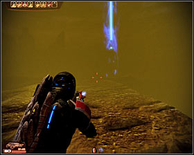 Youll have to choose between two passageways in the early stages of this mission - one passageway will lead you through lower sections (first screenshot) and the other one through an upper bridge (second screenshot) - Mass Effect 2: Anomalous Weather Detected - N7 walkthrough - N7 quests - Mass Effect 2 Guide & Walkthrough