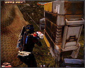 The first thing you should do here is to explore the area in the vicinity of the crash site - Mass Effect 2: Quarian Crash Site - N7 walkthrough - N7 quests - Mass Effect 2 Guide & Walkthrough