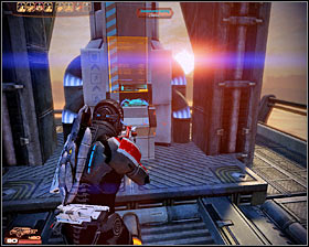 Theres only one more thing to do - go back to the main switch and transfer power to shield controls located directly behind it (first screenshot) - Mass Effect 2: Endangered Research Station - N7 walkthrough - N7 quests - Mass Effect 2 Guide & Walkthrough