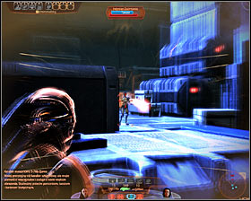 Youll have to watch out for the leader of the mercenaries during this first battle, because hes a mini-boss - Mass Effect 2: Miranda: The Prodigal - walkthrough - Companion quests - Mass Effect 2 Guide & Walkthrough