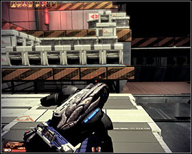You may start moving now towards new platforms found to your left (first screenshot) - Mass Effect 2: Garrus: Eye for an Eye - walkthrough - Companion quests - Mass Effect 2 Guide & Walkthrough