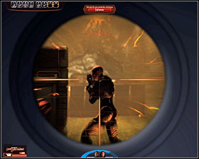 I would strongly recommend that you start off by attacking the YMIR mech, mostly because the machine will try to defeat you in direct combat - Mass Effect 2: Jacob: The Gift of Greatness - walkthrough - Companion quests - Mass Effect 2 Guide & Walkthrough