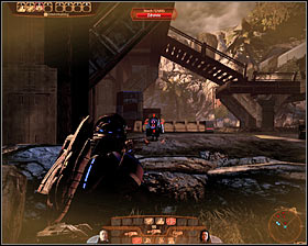 You can defeat enemy units by shooting them from a larger distance or you can attempt to close that distance - Mass Effect 2: Zaeed: Price of Vengeance - walkthrough - DLC quests - Mass Effect 2 Guide & Walkthrough