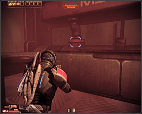 Check the area to your left after using the first bridge and youll find a new computer panel (first screenshot) - Mass Effect 2: Zaeed: Price of Vengeance - walkthrough - DLC quests - Mass Effect 2 Guide & Walkthrough