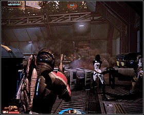 Once youre inside a new room you should order your teammates to take cover behind some of the closest objects - Mass Effect 2: Zaeed: Price of Vengeance - walkthrough - DLC quests - Mass Effect 2 Guide & Walkthrough